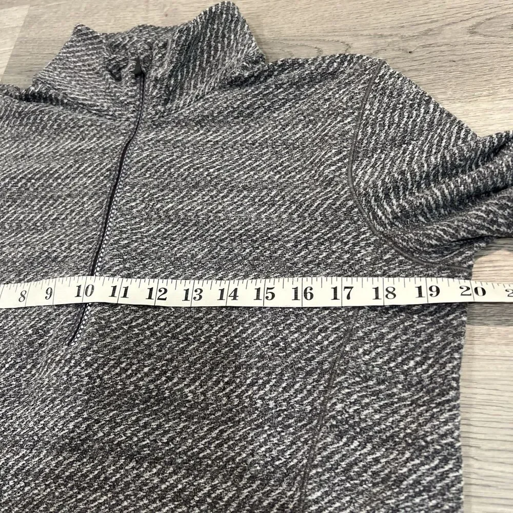 Lululemon Outrun 1/2 Zip Rulu Pullover Hazy Heather Gray Size 10